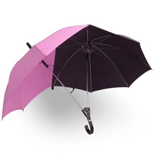 Paraguas de lluvia para dos personas, sombrilla grande para parejas, fuerte, dos cabezas dobles, regalo para amantes, nuevo diseño 2024 - compra barato