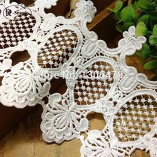 3yards/ Lot  Cotton Water Soluble Lace Fabric Lace Wedding Dress Accessories Lace Trim RS1688 2024 - buy cheap