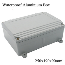 FA15-4 250x190x90mm Aluminum Waterporrf Enclosure Sealed Project Electrical Wire Junction Case Distribution Box 250*190*90mm 2024 - buy cheap