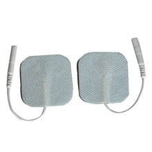 Almohadilla de electrodos de repuesto para Estimulador muscular TENS, autoadhesiva, cuadrada, no tejida, 4x4cm/5x5cm, 1 par 2024 - compra barato