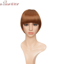 S Noilite 8inch Women Blunt Bang Clip Hair Extension Natural Hair Top Blunts Fake Bangs Synthetic Hairpiece Heat Resistant Buy Cheap In An Online Store With Delivery Price Comparison Specifications Photos And