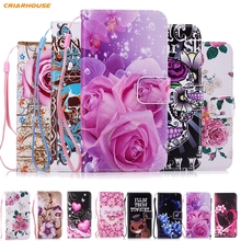 Leather phone case for Samsung Galaxy A3 A5 A7 2016 2017 A320  A520 A720 A8 PLUS 2018 A530 A730 J300 S7 J120 J510 J7 funda skin 2024 - buy cheap