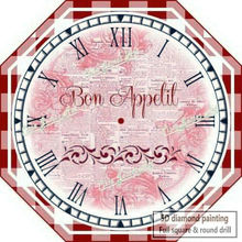 Full square / round 5d diy diamond painting pink wall clock icon rhinestone 3D mosaic embroidery home decoration 2024 - buy cheap
