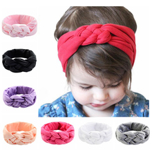 1piece Kids Sweet Girl Elastic Hairband Turban Knot Headband Soft Headwear Rabbit Ear Bow Hair Accessories 894 2024 - buy cheap