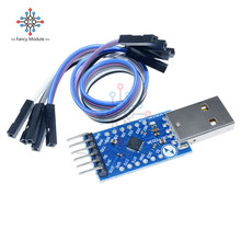 USB 2,0 к TTL UART 6PIN модуль последовательный преобразователь CP2104 STC PRGMR чем CP2102 2024 - купить недорого