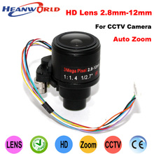 Heanworld cctv camera lens 2.8-12mm Auto Zoom Focus lens D14 mount F1.4 3MP lens for Security CCTV Camera electric varifocal 2024 - buy cheap