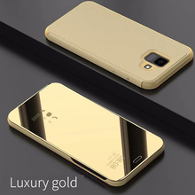 YeLun Clear View Mirror Smart Case For Xiaomi Pocophone F1 Leather Flip Case For Xiaomi Poco F1 Cover 2024 - buy cheap