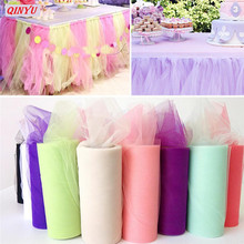 25 Yards 15cm tulle roll spool DIY Table birthday wedding party decoration tulle organza Supplies curtains Gauze Element 5zsh759 2024 - buy cheap