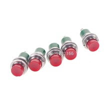 Red 2 Pin SPST OFF-(ON) 2A 125VAC 12mm Hole NO Momentary Push Button Switch 2024 - buy cheap