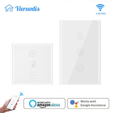 Dimmer 220v Wall Smart WiFi Touch Dimmer Switch 1 Gang 400W Wireless Light Switch Work With Alexa &Google Assistant smart life 2024 - buy cheap