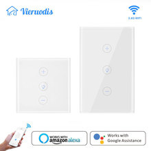 Interruptor inteligente com dimmer, 220v, work, 1 gang, 400w, funciona com alexa e google assistant, smart life 2024 - compre barato