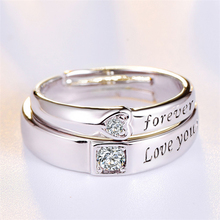 Кольца из нержавеющей стали с надписью Forever Love You Couples 2024 - купить недорого