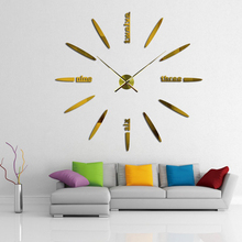 28/35CM Large Clock Hands 3D Wall Clock DIY Modern Home Decoration Mirror Wall Stickers 2024 - buy cheap