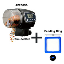 Автоматическая кормушка для рыб, регулируемая, для аквариума, цифровая, ЖК-дисплей, автоматические кормушки с таймером, для кормления домашних животных 2024 - купить недорого