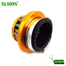 XLSION 44mm Air Filter Gold For 2 Stroke 47cc 49cc Kids Quad ATV Dirt Pocket Bike Minimoto 2024 - buy cheap