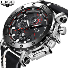 LIGE New Mens Watches Top Brand Luxury Men's Military Sports Watch Men's Waterproof Quartz Watch Male Clock Relogio Masculino 2024 - buy cheap