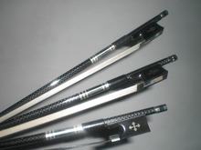 3 PCs Strong Carbon Fiber Violin bow with grids with Different Ebony frog 4/4 2024 - buy cheap