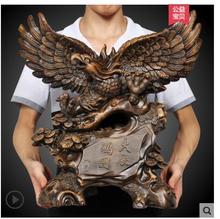 Grand exhibition of eagle Chinese decoration owl office desktop Bird creativity Owl Eagle animal home decoration crafts statue 2024 - buy cheap