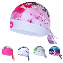 Touca de ciclismo feminina, lenço de pirata para bicicleta, chapéu esportivo mtb para meninas senhoras rosa verde branco 2024 - compre barato