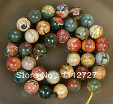 Charming Exquisite 8mm Picasso Stone Round Loose Beads Diy Gifts Girls Accessory Parts Make Design Jewelry Necklace Bracelet 2024 - buy cheap