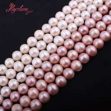 9-10mm AA Grade Round Cultured Freshwater Pearl Beads Natural Stone Beads For Jewelry Making DIY Necklace Bracelat Loose 15" 2024 - buy cheap