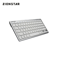 Zienstar AZERTY French Language Ultra slim Wireless Keyboard Bluetooth 3.0 for Ipad Iphone Macbook PC Computer Android Tablet 2024 - buy cheap