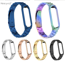 Replacement Metal Strap For Original Xiaomi Mi Band 3 Replace Wrist Strap Wristband Stainless Steel Bracelet Wristbands Mi Band 2024 - buy cheap