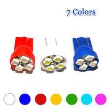 2000X 7 colors Car Auto LED T10 194 W5W 4 SMD 1210 LED 3528 10MA parking light Auto univesal car light Car styling 12V 2024 - buy cheap