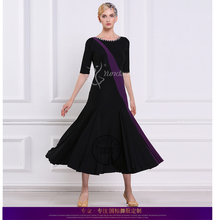 Señora personalizado vestido de baile de salón chicas vals Tango baile Vestidos Mujer estándar Flamenco etapa baile disfraces D-0402 2024 - compra barato