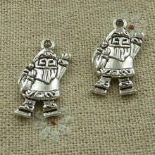 Amuletos de hombre enmascarados de plata tibetana de 156 piezas 23x12mm #3421 2024 - compra barato