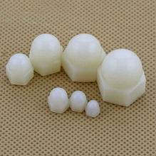 M3 M4 M5 M6 M8 M10 M12 Nylon Dome Acorn Cap Nut White M4 30PCS 2024 - buy cheap