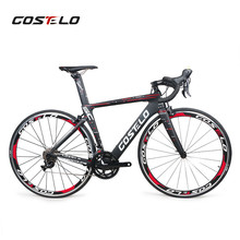 Christmas gift packages Costelo Speedcoupe carbon fiber road bike frame complete bicycle with pedal bike equipment 2024 - buy cheap