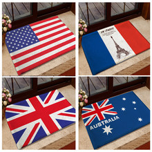 New Non-slip Entrance Bath Mat Doormat National Flag USA/UK Memory Foam Bathroom Rugs Carpets Australia Flag Floor Mats 40*60CM 2024 - buy cheap