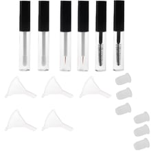 Set of 6pcs 4ml Reusable Empty Mascara Tube Eyeliner Lip Gloss Eyelash Growth Oil Vials With Funnels for Travel 2024 - buy cheap