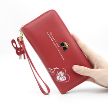 New Fashion Women Wallet Clutch Pu Leather Brand Wallet Female Organizer Cell Phone Clutch Bag Long Coin Billetera 2024 - buy cheap