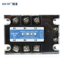 TSR-60AA 3 State Relay 60A 90-280V AC to 30-480V AC Solid Relays Solid State Relay Module rele No Contact 100%Authentic KS3-60AA 2024 - buy cheap