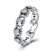 Настоящее Твердое Серебро-ювелирные изделия Модные кольцо из серебра 925 пробы ювелирные кольца для женщин юбилей ювелирные изделия рождественские подарки GTR176 2024 - купить недорого