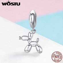 WOSTU-Colgante de perro con globo de ley 2019, accesorio para pulsera y collar, joyería, FIC981, nuevo diseño, 925 2024 - compra barato