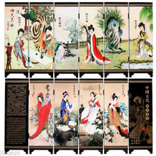 Nuevos productos laca antigua pequeña pantalla decoración regalos chinos 4 mujeres hermosas de China 2024 - compra barato