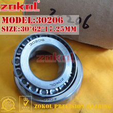 Rodamiento ZOKOL 30206 7206E, rodamiento de rodillos cónicos 30x62x17,25mm 2024 - compra barato