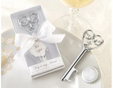 wedding favor gift and giveaways for man-- Key to my Heart Bottle wine opener party souvenir Supplies 100pcs/lot 2024 - buy cheap