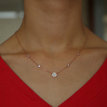 Женское Ожерелье с круглым опалом, белая цепочка с фианитом, 41 + 5 см 2024 - купить недорого