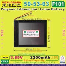 [F101] 3.85V,3.8V,3.7V 2200mAh [505363] Polymer lithium ion / Li-ion battery for tablet pc,cell phone,mp4,speaker,sony cell 2024 - buy cheap