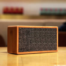 Goldbulous Bamboo Wireless Bluetooth Speaker 20W HiFi Bass PA Speakers High Quality Home Theater Music Player Support TF AUX 2024 - buy cheap
