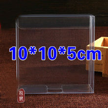 50PCS 10X10X5CM Wedding PVC Box Clear Gift Craft Display Box Small Jewelry Packing Holder Transparent Clear Plastic Box 2024 - buy cheap