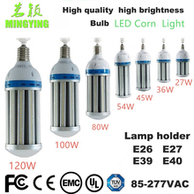 27W 36W 45w 54w 80w 100w 120w E40 E39 E27 E26 Led Corn Light Bulb For Factory Warehouse Parking Lot Lighting Street Lamp 85-277V 2024 - buy cheap