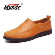 Mynde Big Size 38-46 High Quality Genuine Leather Men Shoes Soft Moccasins Loafers Fashion Brand Men Flats Comfy Driving Shoes 2024 - buy cheap