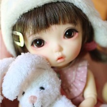 Шарнирная кукла 1/8 BJD/SD, модная милая кукла Nanu для маленькой девочки, подарок с бесплатными глазами 2024 - купить недорого