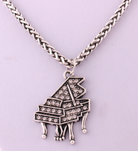 Music Piano Charm Pendants  Necklace for Jewelry 2024 - buy cheap