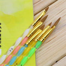 5 Pcs/Set Nail Art Tool Nail Brush Acrylic UV Gel Builder Painting Drawing Brushes Pen False Nail Tips Nail Gel Polish Tools 2024 - buy cheap